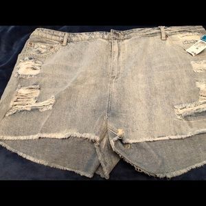 Rue21+ Plus Sized High Waisted Bermuda Shorties